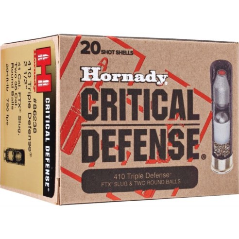 Cartouches HORNADY calibre 410 MAG critical...