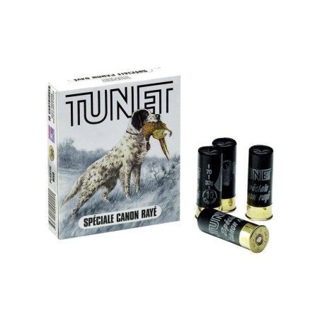 Cartouches TUNET spéciale canon rayé calibre 12/70 32g bj n°8 x10
