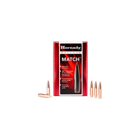 Ogives HORNADY 30 cal .308 diam 168gr BTHP...