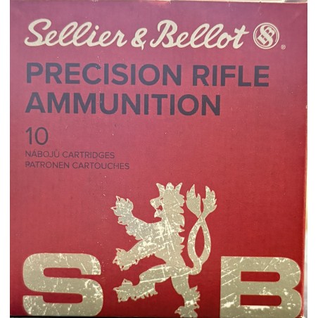 Cartouches Sellier & Bellot calibre 338 LAPUA MAG HPBT 250gr 16.2g x10