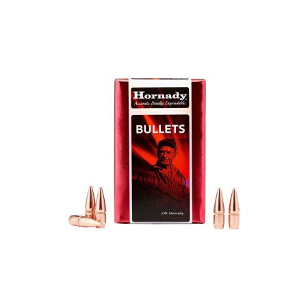 Ogives HORNADY 22 cal 55gr FMJ-BT x100