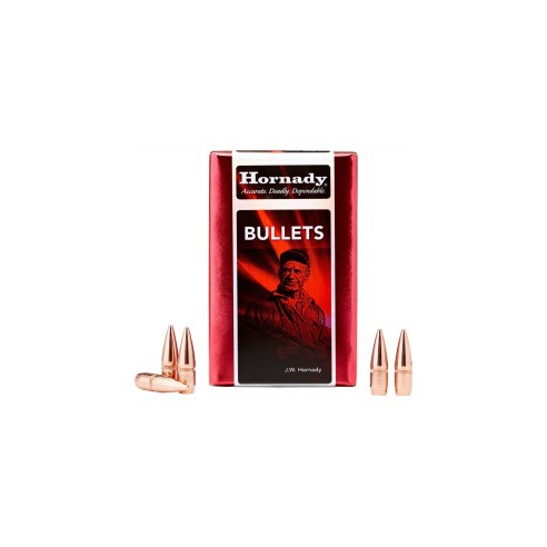 Ogives HORNADY 22 cal 55gr FMJ-BT x100