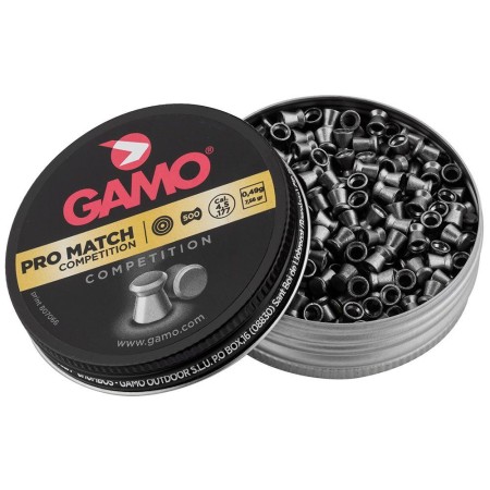 Plombs GAMO Pro Match compétition cal 4.5 0.49g 7.56gr x500