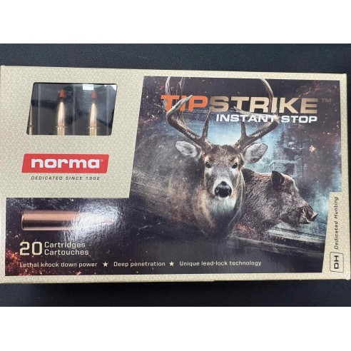 Cartouche NORMA 7mm REM MAG TIPSTRIKE...