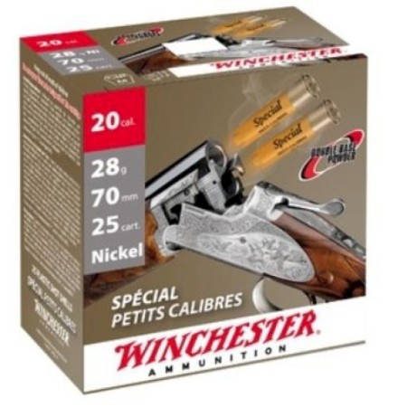 CARTOUCHE WINCHESTER SPECIAL PETIT CALIBRE 20/70 28g n°7 x25