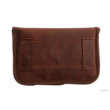 Pochette croupon cirée cuire 10 balles 7 et 9mm 2
