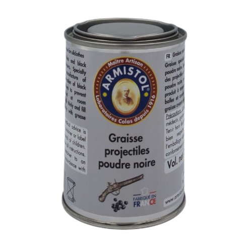 Graisse pour projectiles poudre noire ARMISTOL