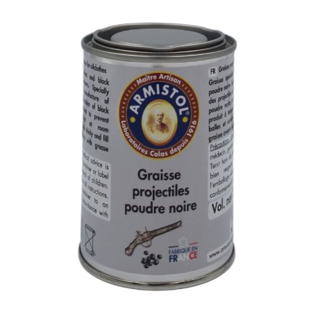 Graisse pour projectiles poudre noire ARMISTOL
