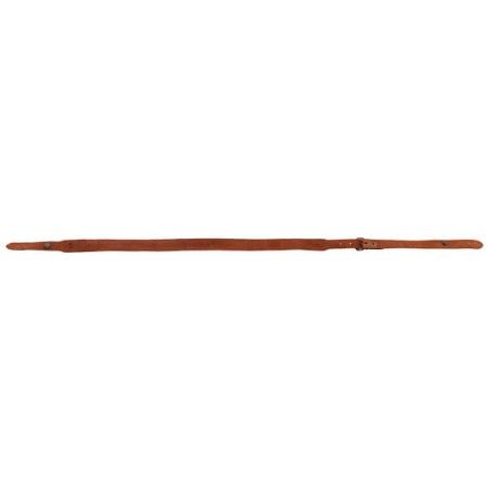 Bretelle FUSIL croute bouton cuire de bovin