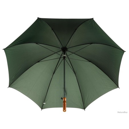 Parapluie ombrelle de chasse à pied télescopique, fait pour être planté au sol.
