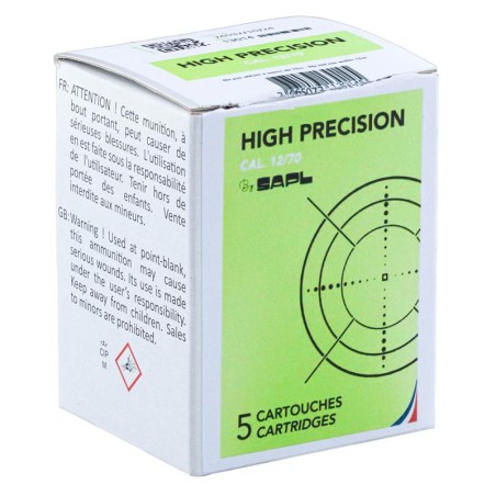 Cartouches SAPL MLD calibre 12/70 green x5