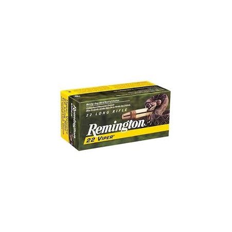 Cartouches REMINGTON calibre 22LR VIPER 36gr x50