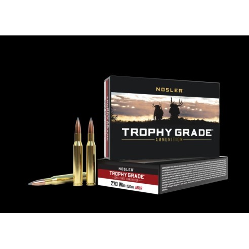 Cartouches NOSLER calibre 270 Win trophy...