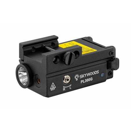 Combo Lampe et laser vert SKYWOODS 300 lumens