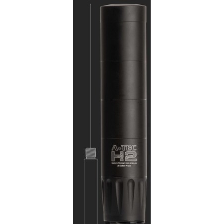 Modérateur de son A-TEC H2 calibre 30 14x100