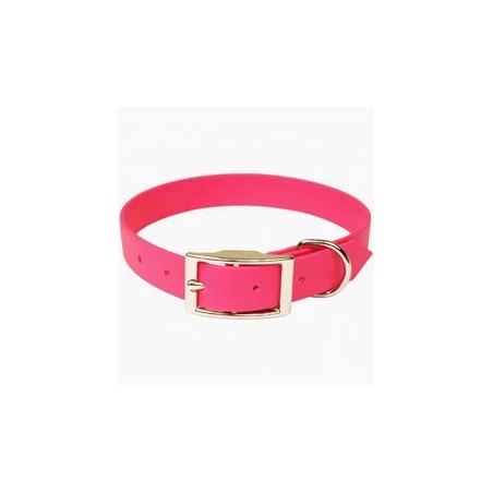Collier biothane biogold helen baud ROSE 700mm X 38mm x 2.6mm