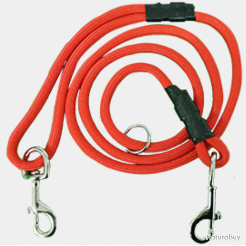 Laisse traqueur textile tubulaire orange 1.8ml...