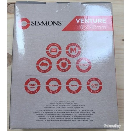 Jumelle SIMMONS VENTURE 8x42