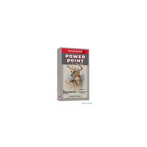 CARTOUCHES WINCHESTER 7MM REM MAG 150grs...