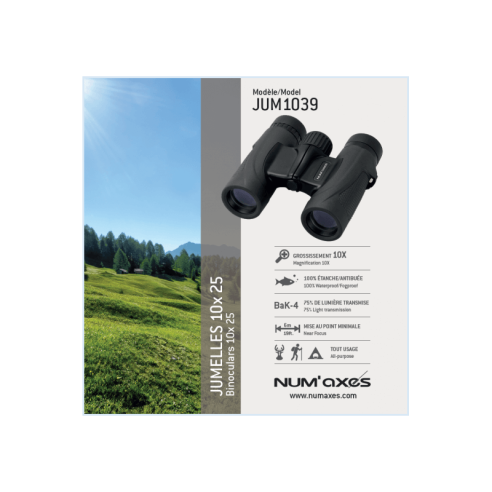 Jumelle NUM'AXES JUM1039 10x25