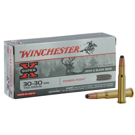 CARTOUCHES WINCHESTER 30-30win  150Grs jacketed HOLLOW...