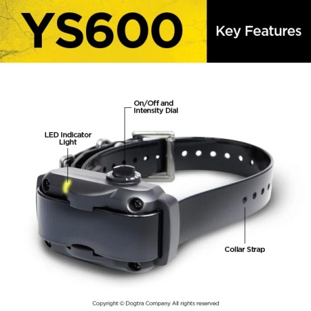 Collier anti aboiement DOGTRA YS600 Grand Chien