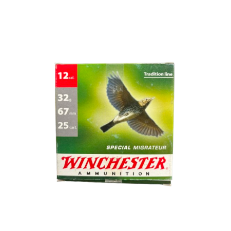 Cartouches WINCHESTER MIGRATEUR calibre 12/67 32g BJ...