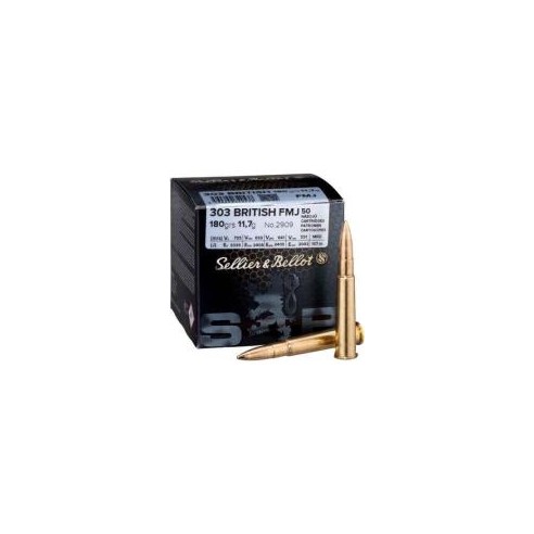 Cartouches Sellier & Bellot calibre 303 BRITISH...
