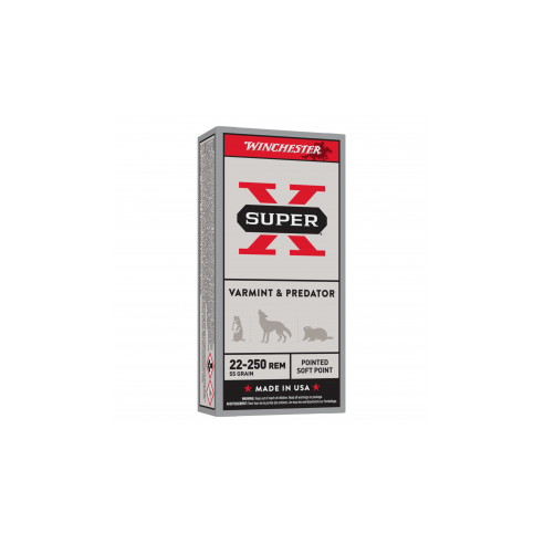 Munition grande chasse Winchester Cal 22-250...