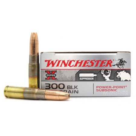 WINCHESTER CARTOUCHES 300 BLK SUBSONIC 200Grs x20
