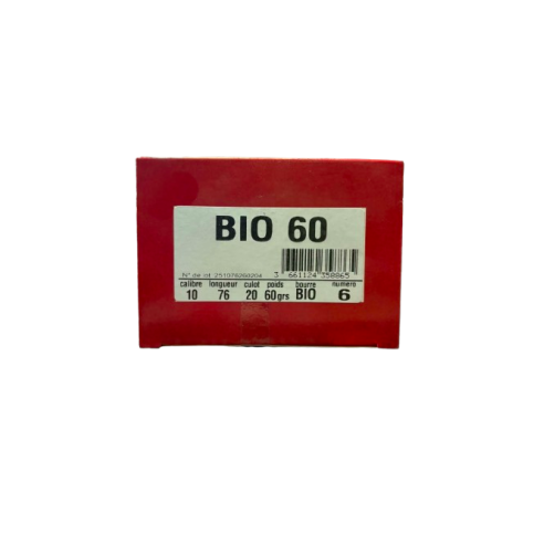 Cartouches JOCKER Bio 60 calibre 10/76 60grs x10