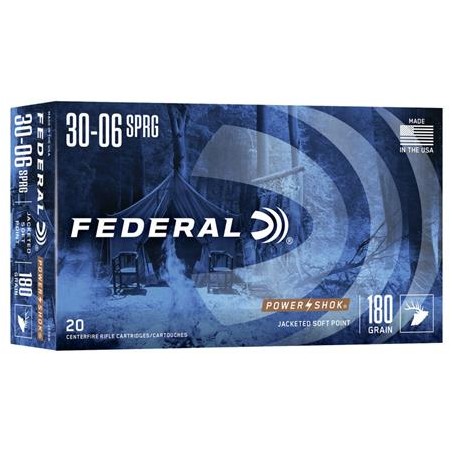 CARTOUCHE FEDERAL 30-06 180GR PS-SP POWER SHOK x20