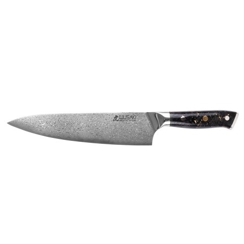 Couteau de chef Wusaki Sakin Damas 10Cr 20cm...