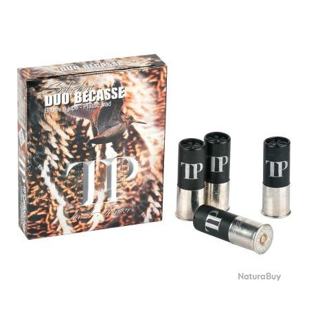 CARTOUCHES TUNET TP DUO BECASSE calibre 12/70 n°08/10 36g...