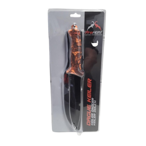 Dague KEILER PROHUNT camo orange 18cm