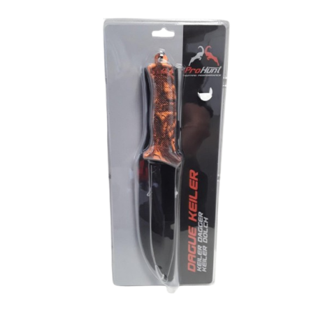 Dague KEILER PROHUNT camo orange 18cm