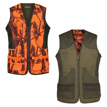 Gilet PERCUSSION chasse SAVANE réversible 1269