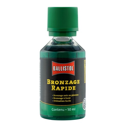 Flacon de bronzage rapide 50ml BALLISTOL KLEVER