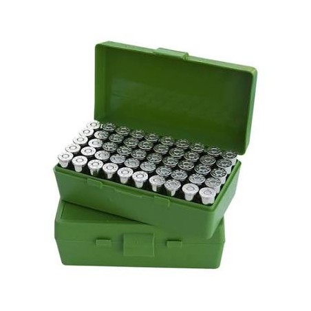 Boite de rangement MTM calibre 44mag/45L colt/44spec. 50 cartouches