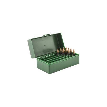Boite de rangement de 50 cartouches 6mm / 32. 40. 7.62x39