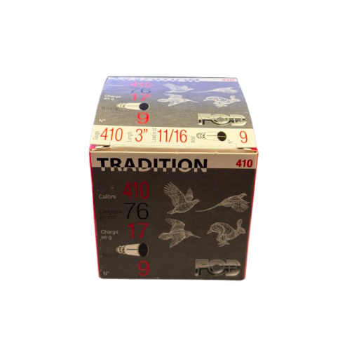 Cartouches FOB tradition calibre 410/76 17g...