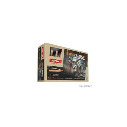 Cartouches NORMA calibre 270 wsm TIPSTRIKE 9.1g...