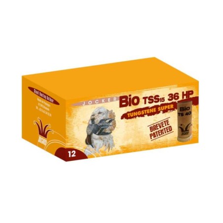 Cartouches JOCKER BIO TSS15 36g BJ calibre 12/76 TUNGSTENE D15 n°9 x10
