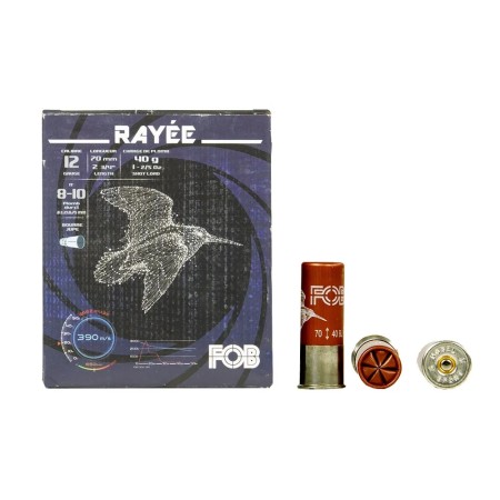 Cartouches FOB BECASSE spécial rayée calibre 12/70 40g...