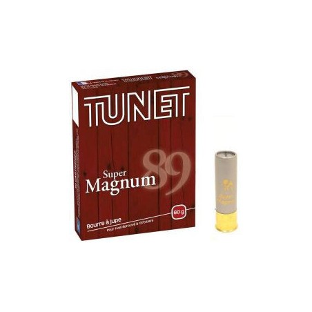 CARTOUCHE TUNET SUPER MAGNUM 60gr N°6 calibre 12/89 bj x10
