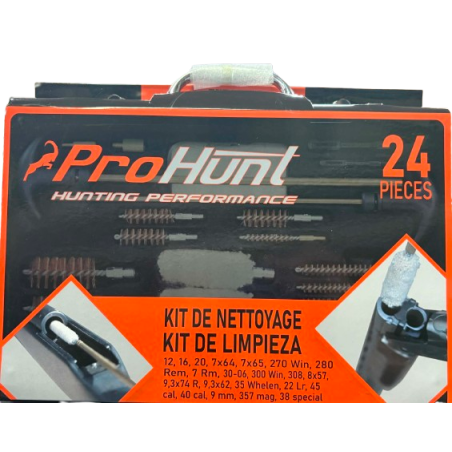 Mallette de nettoyage Prohunt 24 pièces