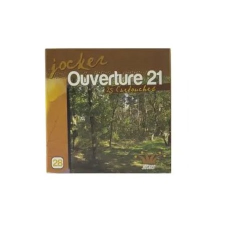 Cartouches JOCKER ouverture calibre 28/70 21grs BG n°6 ou...