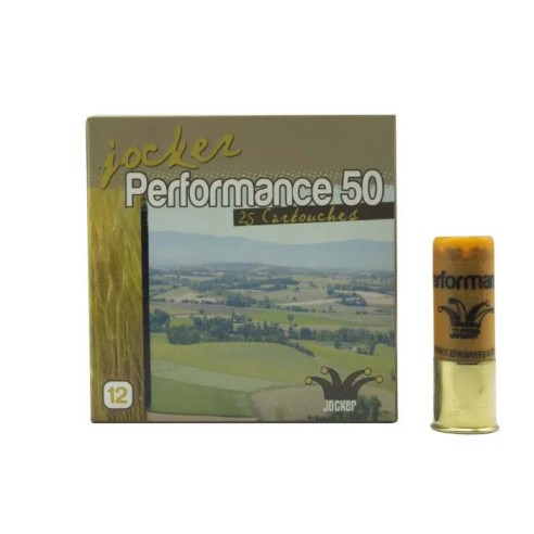 CARTOUCHE JOCKER PERFORMANCE 50G n°4 calibre...