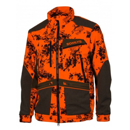 Veste SOMLYS camo orange ultra light