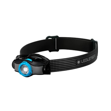 Lampe frontale LEDLENSER MH3 bleue et noire